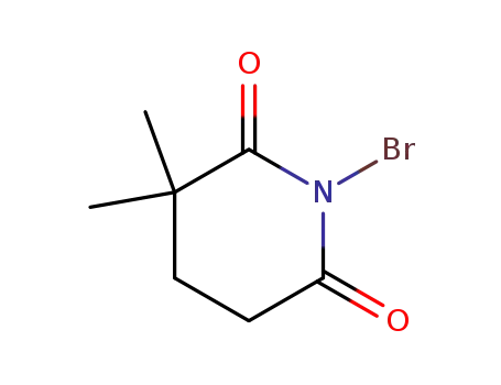 Molecular Structure of 82621-80-5 (2,2-dimethyl-N-bromoglutarimide)