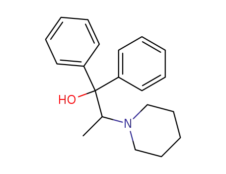 Molecular Structure of 510-07-6 (beta-methyl-alpha,alpha-diphenylpiperidine-1-ethanol)