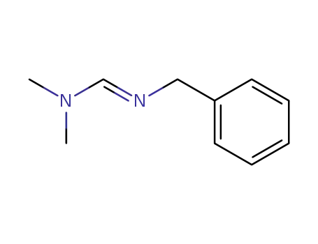 Molecular Structure of 119044-64-3 (Methanimidamide, N,N-dimethyl-N'-(phenylmethyl)-, (E)-)