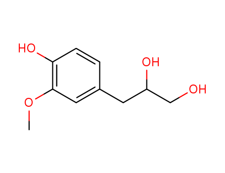 4-HYDROXY-3-METHOXYPHENYL-1-PROPANE-1,2-DIOLCAS