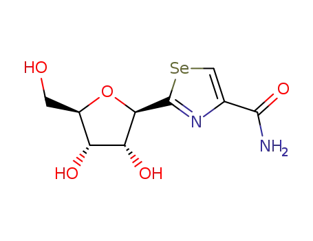 Molecular Structure of 83705-13-9 (Selenazofurin)