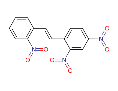 Molecular Structure of 61599-64-2 (Benzene, 2,4-dinitro-1-[(1E)-2-(2-nitrophenyl)ethenyl]-)