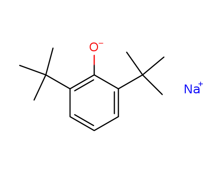 Molecular Structure of 7175-96-4 (Phenol, 2,6-bis(1,1-dimethylethyl)-, sodium salt)
