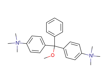 hexa-<i>N</i>-4,4'-(α-methoxy-benzylidene)-di-anilinium