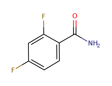 Molecular Structure of 85118-02-1 (2,4-DIFLUOROBENZAMIDE)