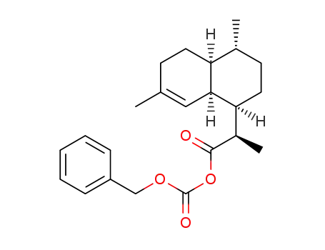 Molecular Structure of 1267472-35-4 ((3R)-dihydroarteannuin B acid benzyl carbonate)