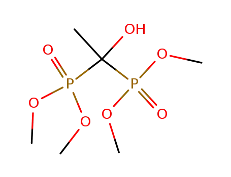 Molecular Structure of 15207-88-2 ((1-hydroxyethylidene)bisphosphonic acid tetramethyl ester)