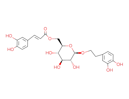 Molecular Structure of 105471-98-5 (Desrhamnosyl isoacteoside)