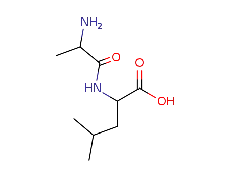 Molecular Structure of 1999-42-4 (DL-ALANYL-DL-LEUCINE)