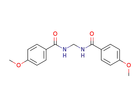 Molecular Structure of 22404-90-6 (Benzamide,N,N'-methylenebis[4-methoxy-)