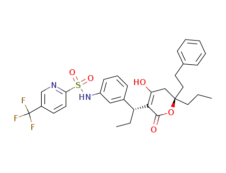 Molecular Structure of 174484-41-4 (Tipranavir)