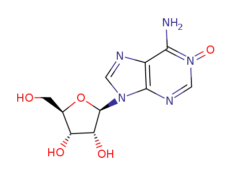 Molecular Structure of 146-92-9 (adenosine N1-oxide)