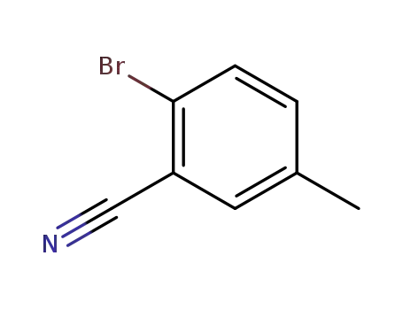 Molecular Structure of 42872-83-3 (2-Bromo-5-methylbenzonitrile)