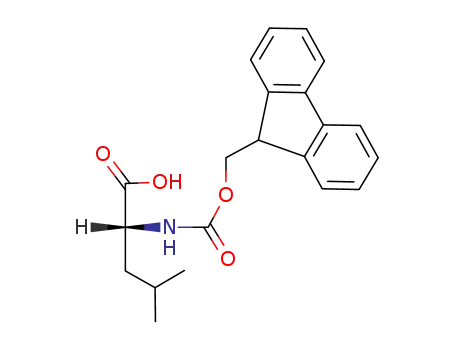 Molecular Structure of 114360-54-2 (Fmoc-D-leucine)