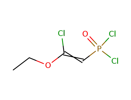 Molecular Structure of 42451-44-5 ((2-chloro-2-ethoxy-vinyl)-phosphonic acid dichloride)