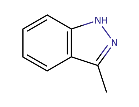 Molecular Structure of 3176-62-3 (3-METHYL-1H-INDAZOLE)