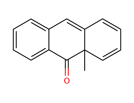 Molecular Structure of 80716-28-5 (9a-hydro-9a-methyl-9-anthracenone)