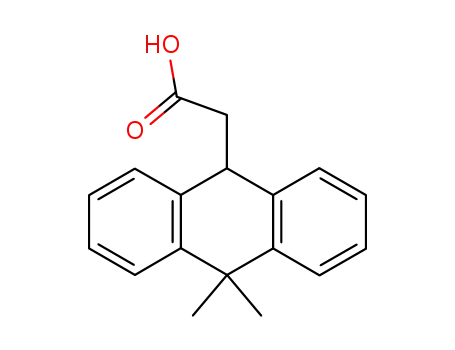 Molecular Structure of 80716-37-6 (10,10-dimethyl-9,10-dihydroanthranylacetic acid)