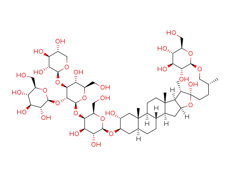 Molecular Structure of 54191-26-3 (Purpureagitoside)