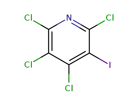 Molecular Structure of 72012-23-8 (tetrachlo-5-iodoropyridine)