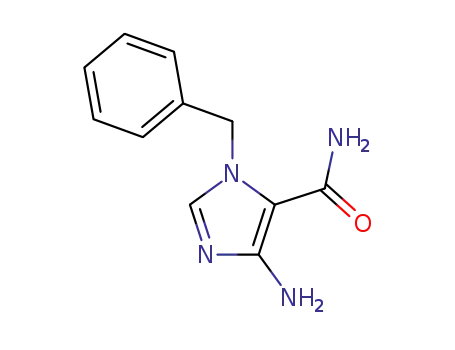 Molecular Structure of 115377-62-3 (1-benzyl-4-amino-1H-imidazole-5-carboxamide)