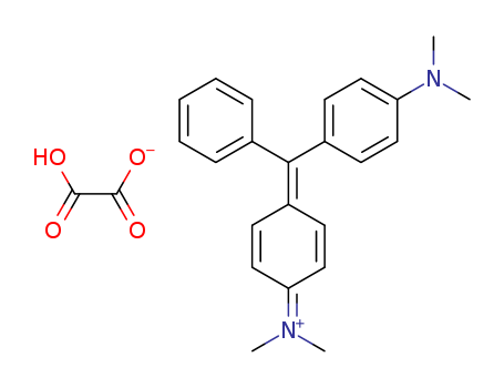Methanaminium, N-[4-[[4-(dimethylamino)phenyl]phenylmethylene]-2,5-cyclohexadien-1-ylidene]-N-methyl-, ethanedioate (1:1)