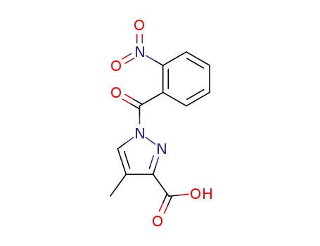 4-methyl-1-(2-nitro-benzoyl)-1<i>H</i>-pyrazole-3-carboxylic acid