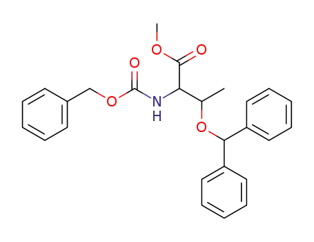 L-Threonine, O-(diphenylmethyl)-N-[(phenylmethoxy)carbonyl]-, methyl
ester