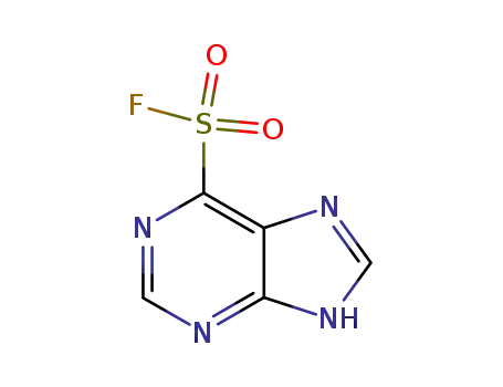 Molecular Structure of 1513-63-9 (5H-purine-6-sulfonyl fluoride)