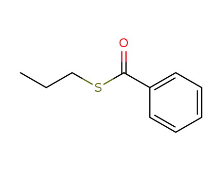 Molecular Structure of 39251-01-9 (S-propyl benzenecarbothioate)