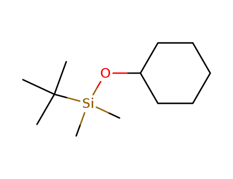 Molecular Structure of 67124-67-8 (Silane, (cyclohexyloxy)(1,1-dimethylethyl)dimethyl-)