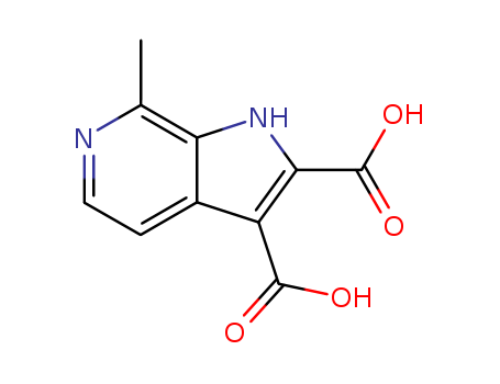 1H-Pyrrolo[2,3-c]pyridine-2,3-dicarboxylicacid, 7-methyl- cas  58795-15-6