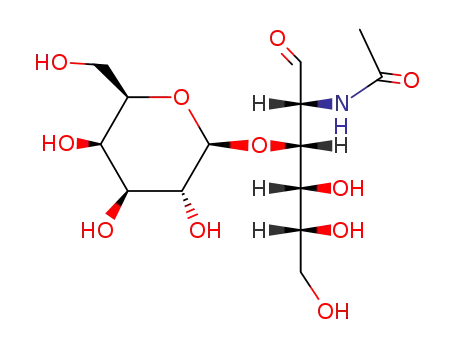 Molecular Structure of 50787-09-2 (2-ACETAMIDO-2-DEOXY-3-O-(BETA-D-GALACTOPYRANOSYL)-D-GLUCOPYRANOSE)
