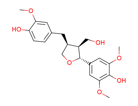 3-Furanmethanol,tetrahydro-2-(4-hydroxy-3,5-dimethoxyphenyl)-4-[(4-hydroxy-3-methoxyphenyl)methyl]-,(2R,3S,4S)-rel-