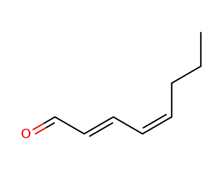 Molecular Structure of 33819-10-2 (2,4-Octadienal, (E,Z)-)