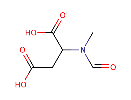 Molecular Structure of 89464-62-0 ((+/-)-N-Formyl-N-methyl-asparaginsaeure)