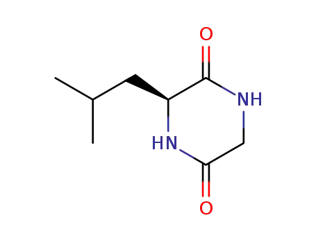 Molecular Structure of 5845-67-0 (CYCLO(-LEU-GLY))