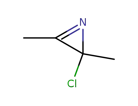 Molecular Structure of 31719-00-3 (2H-Azirine, 2-chloro-2,3-dimethyl-)