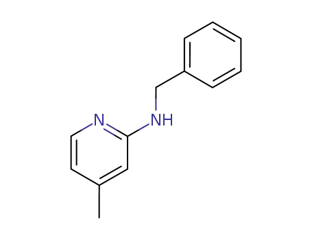 Molecular Structure of 13021-71-1 (4-Picoline, 2-(benzylamino)-)