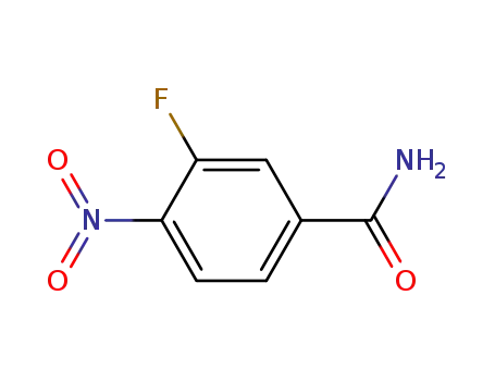 Molecular Structure of 3556-52-3 (3-fluoro-4-nitrobenzaMide)