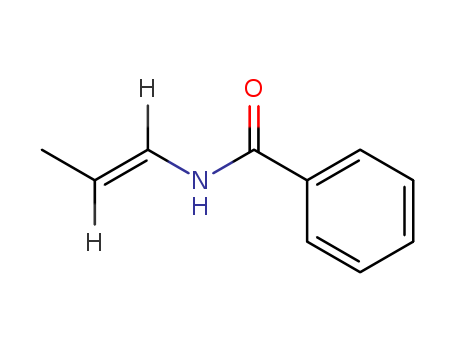 Benzamide, N-1-propenyl-, (E)-