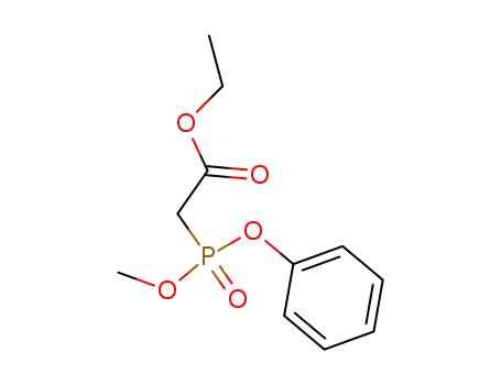Acetic acid, (methoxyphenoxyphosphinyl)-, ethyl ester