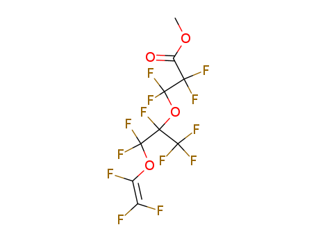 Propanoic acid,3-[1-[difluoro[(1,2,2-trifluoroethenyl)oxy]methyl]-1,2,2,2-tetrafluoroethoxy]-2,2,3,3-tetrafluoro-,methyl ester(63863-43-4)