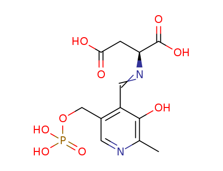 L-Aspartic acid, N-[[3-hydroxy-2-methyl-5-[(phosphonooxy)methyl]-4-pyridinyl]methylene] -