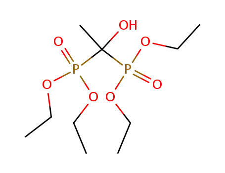 Molecular Structure of 20427-93-4 ((1-Hydroxyethylidene)-1,1-bisphosphonic acid tetraethyl ester)