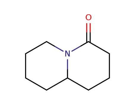 Molecular Structure of 491-40-7 (octahydro-4H-quinolizin-4-one)