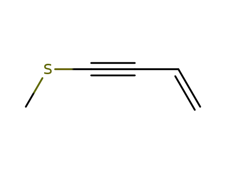 Molecular Structure of 13030-50-7 (1-Methylthio-3-buten-1-yne)