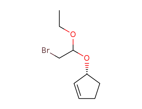 Molecular Structure of 87453-50-7 (1-(1-ethoxy-2-bromoethoxy)-2-cyclopentene)