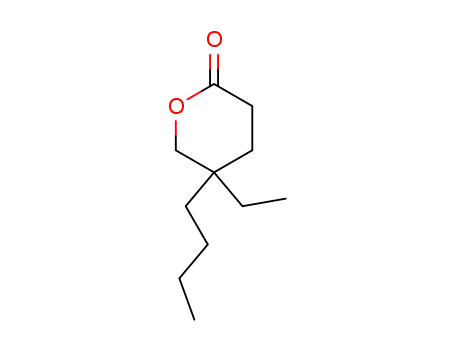 2H-Pyran-2-one,5-butyl-5-ethyltetrahydro-