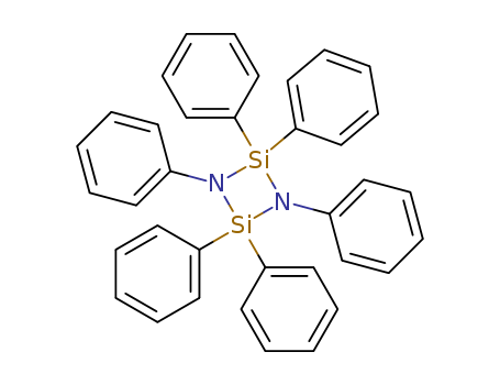Cyclodisilazane,1,2,2,3,4,4-hexaphenyl-